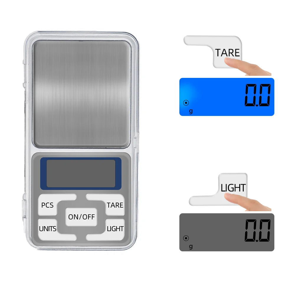 High Precision Scale 500g 0.1g Electronic Weight Scale Digital Balance Scale Pocket Jewelry Diamond weighing scales For Kitchen