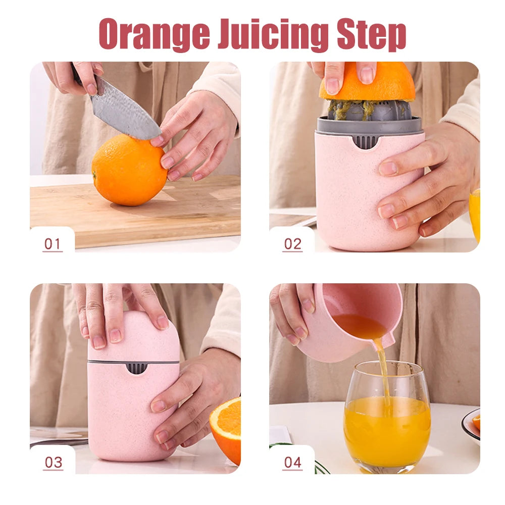 Hand Rotation Press Juicer Lemon Juicer Portable Orange Citrus Mini Fruit Juicer Fruit Squeezer Machine Tool Manual