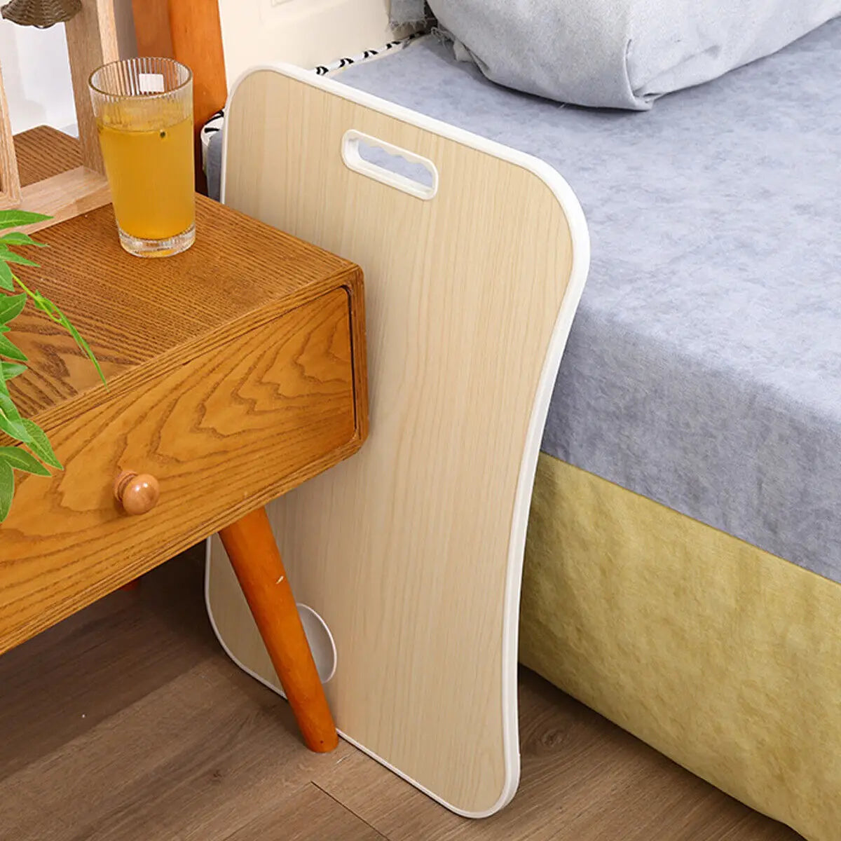 Folding Laptop Desk for Bed Tray Table Desk Bed Sofa Laptop Portable Lap Desk With tablet slot and cup holder Table support