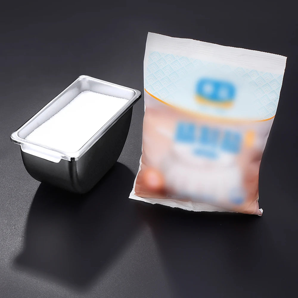 Ingredient Container With 6 Grids Kitchen Spice Box Set With Lid Stainless Steel Spice Container Fruit Box Food Container