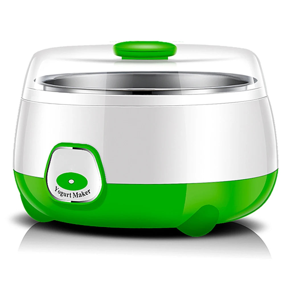 1L Yogurt Maker with Stainless Steel Container Automatic Yogurt Maker Electric Yogurt Maker for Homemade Yogurt Natto Rice Wine