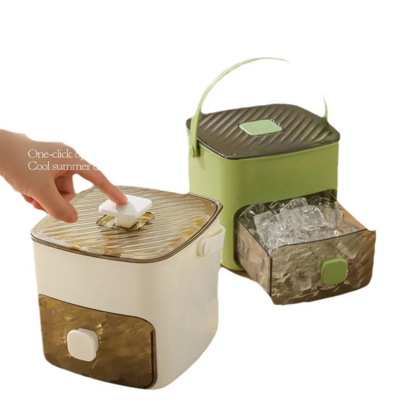 Ice makers 48 Grid ice cube maker Tray double layers Square Ice Cube Tray convenient ice cube shape Creative Ice Cube Mold Tools