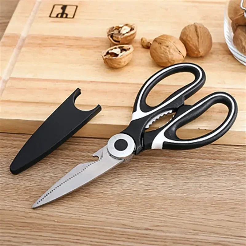 Multifunction Stainless Steel Kitchen Tools Strong Home Vegetable Chopping Chicken Bone Fish Food Scissors Multi-Purpose Tool