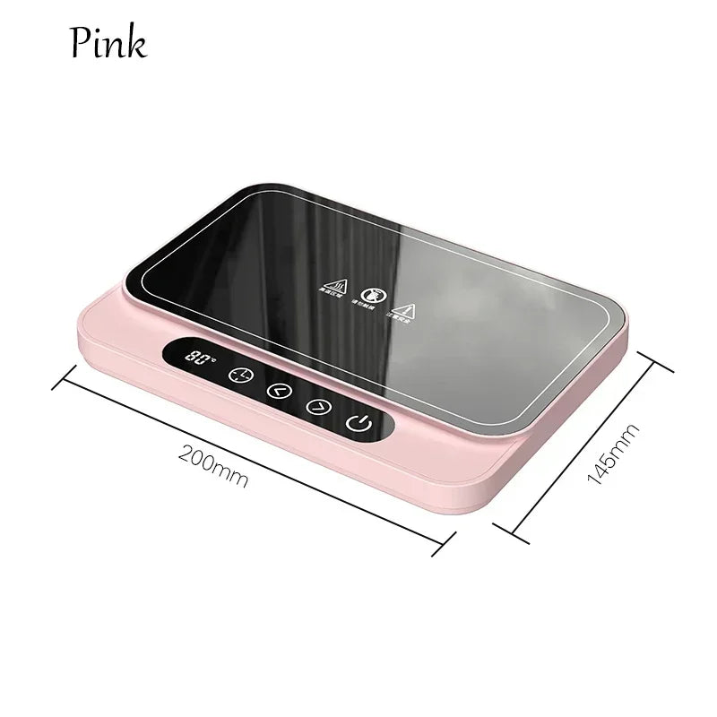 50W Cup Heater Mug Warmer Electric Hot Plate 9 Gear Temperature Warmer Coaster Heating Lunch Box Milk Coffee Home Office 220V