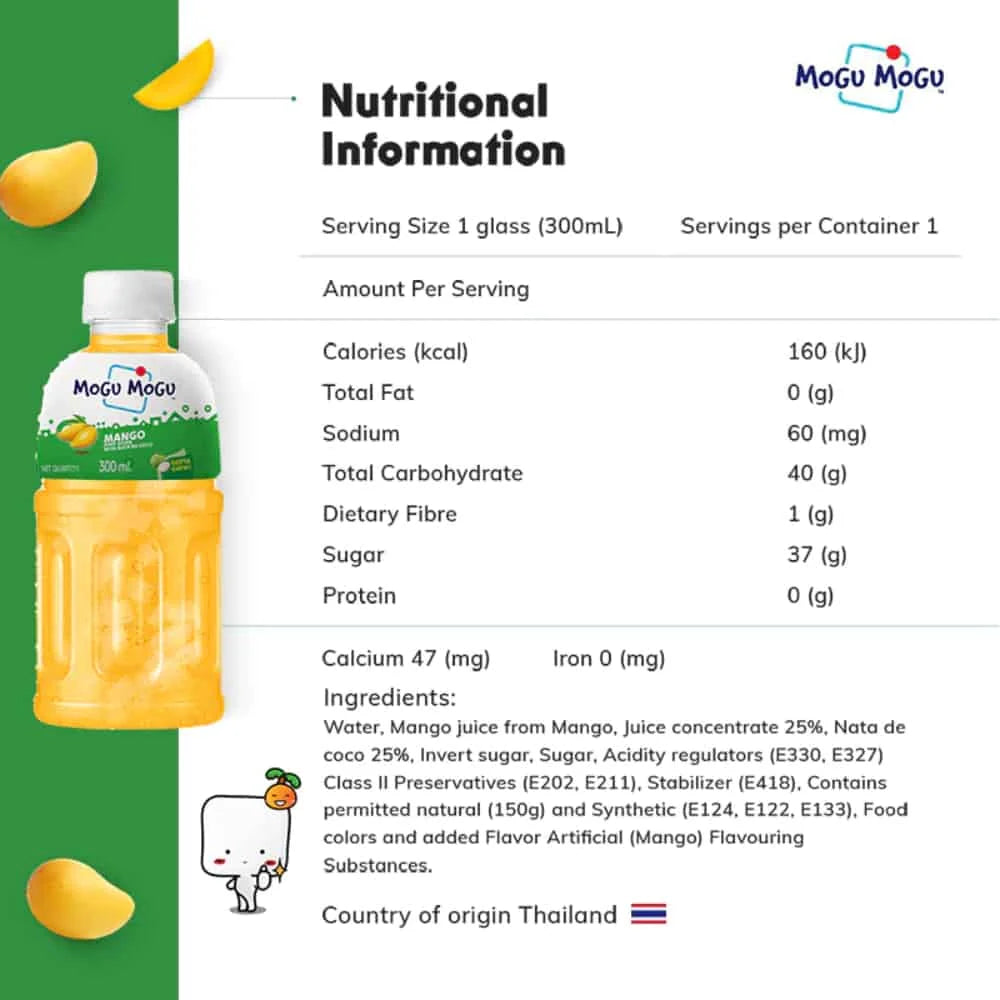 Mogu Mogu Mango 24*320ml