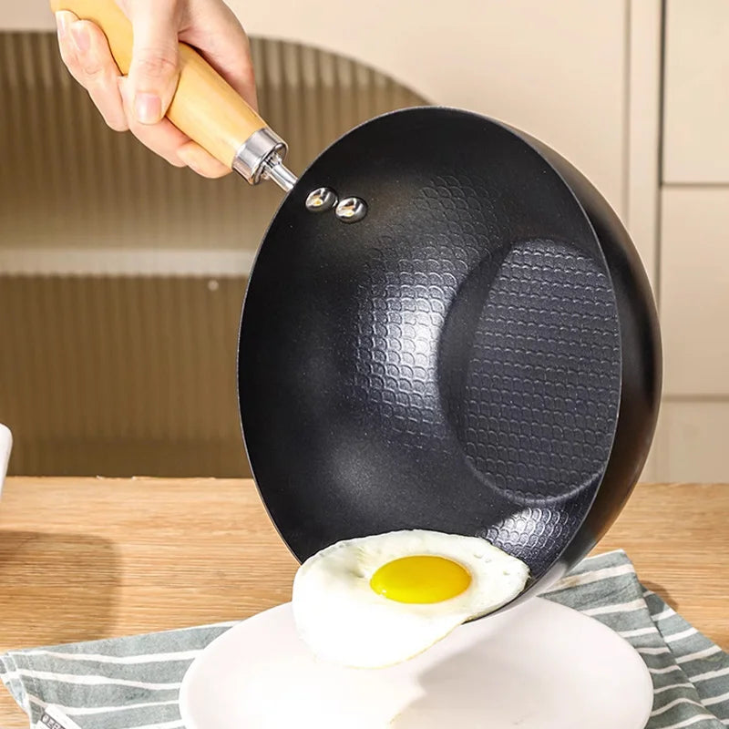 Frying Pan Non-Stick Iron Pan Mini Frypan Pot Saucepan Cooking Omelette Pans Wok Kitchen Cookware Kitchen Supplies Dropshipping