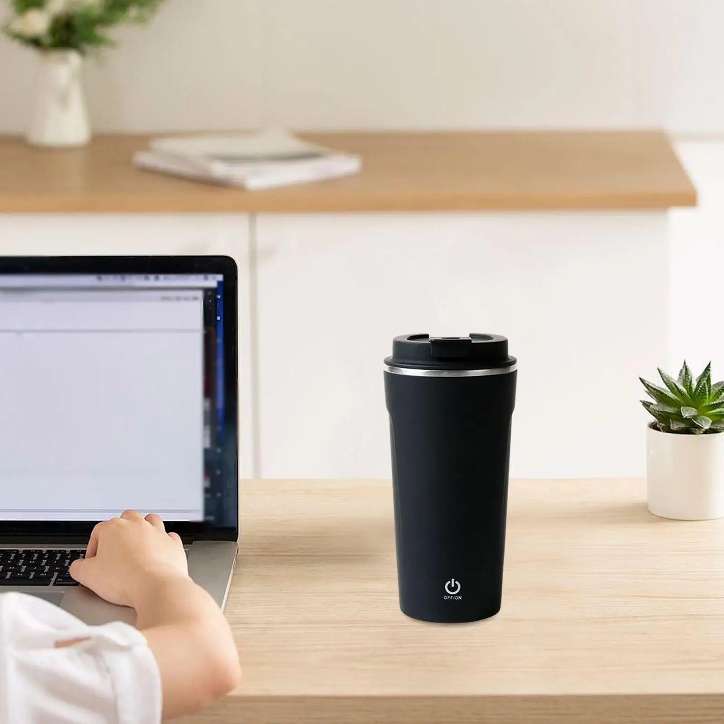 Electric Protein Shaker Bottle Coffee Cup Blender Self Stirring 400ml Smart