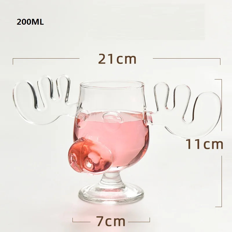 1-6PCS Christmas Vacation Movie Mug Shot Glass Wavy Double Layer Glass Mug Ceramic Coffee Mugs Cups Ceramic Coffee Mugs Single