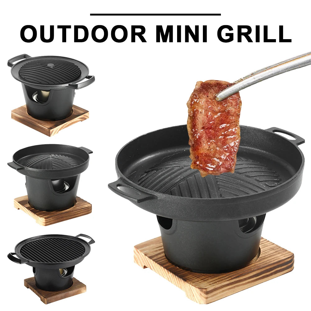 Japanese One Person Cooking Oven Detachable Japanese Alcohol Stove Portable Mini Barbecue Stove Japanese Smokeless Alcohol Stove
