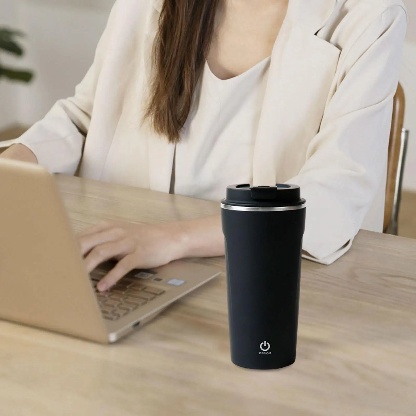 Electric Protein Shaker Bottle Coffee Cup Blender Self Stirring 400ml Smart