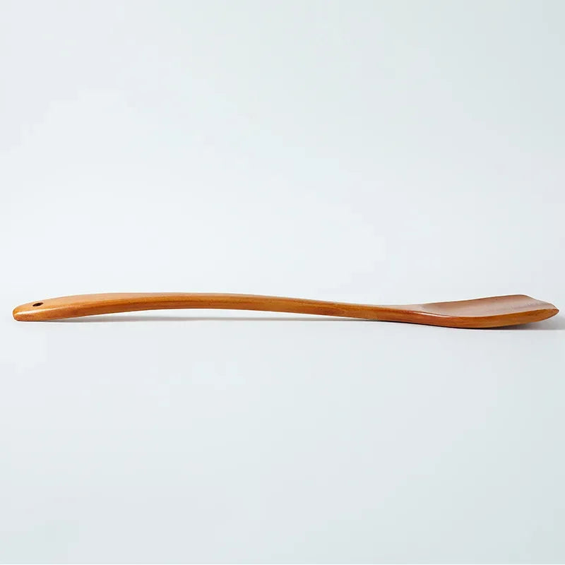 Bamboo Wood Spatula 39cm Long Handle Wooden Spatula Non-stick Pan Does Not Hurt The Pot Household Kitchen Cooking Spatula