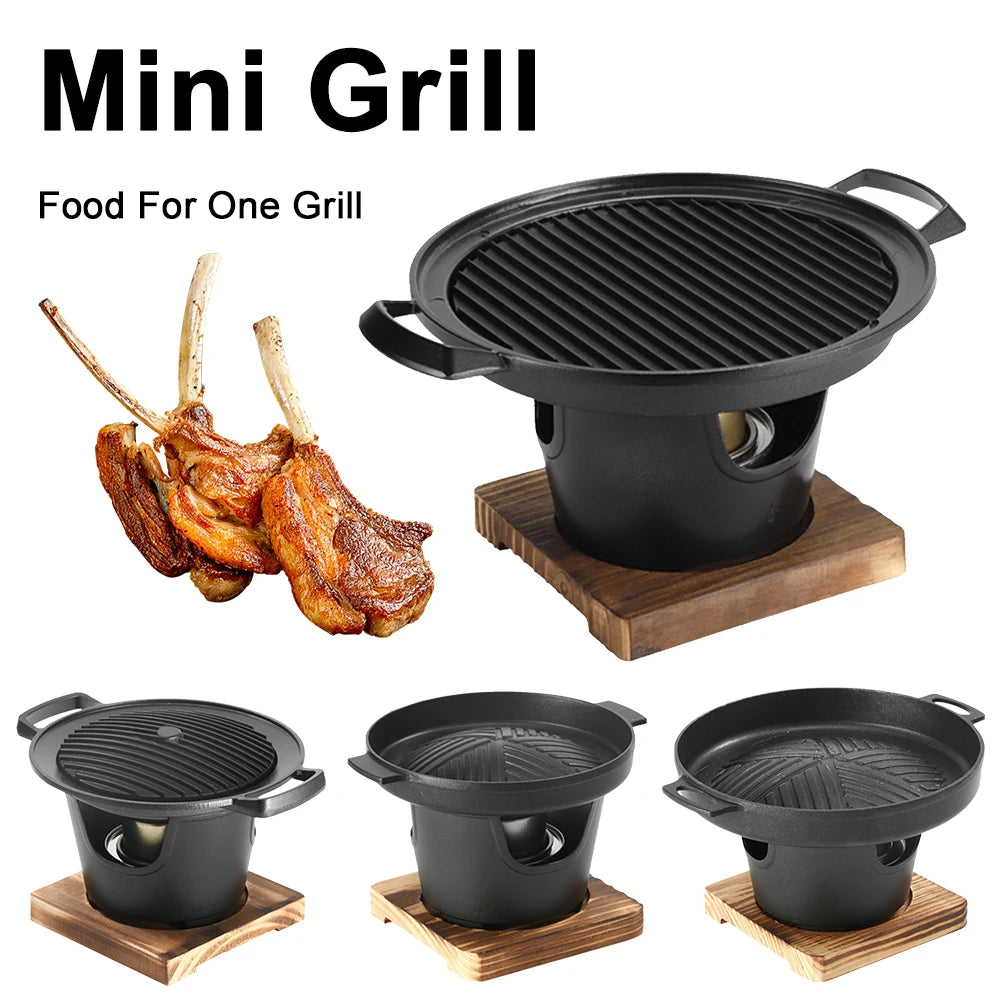 Japanese One Person Cooking Oven Detachable Japanese Alcohol Stove Portable Mini Barbecue Stove Japanese Smokeless Alcohol Stove
