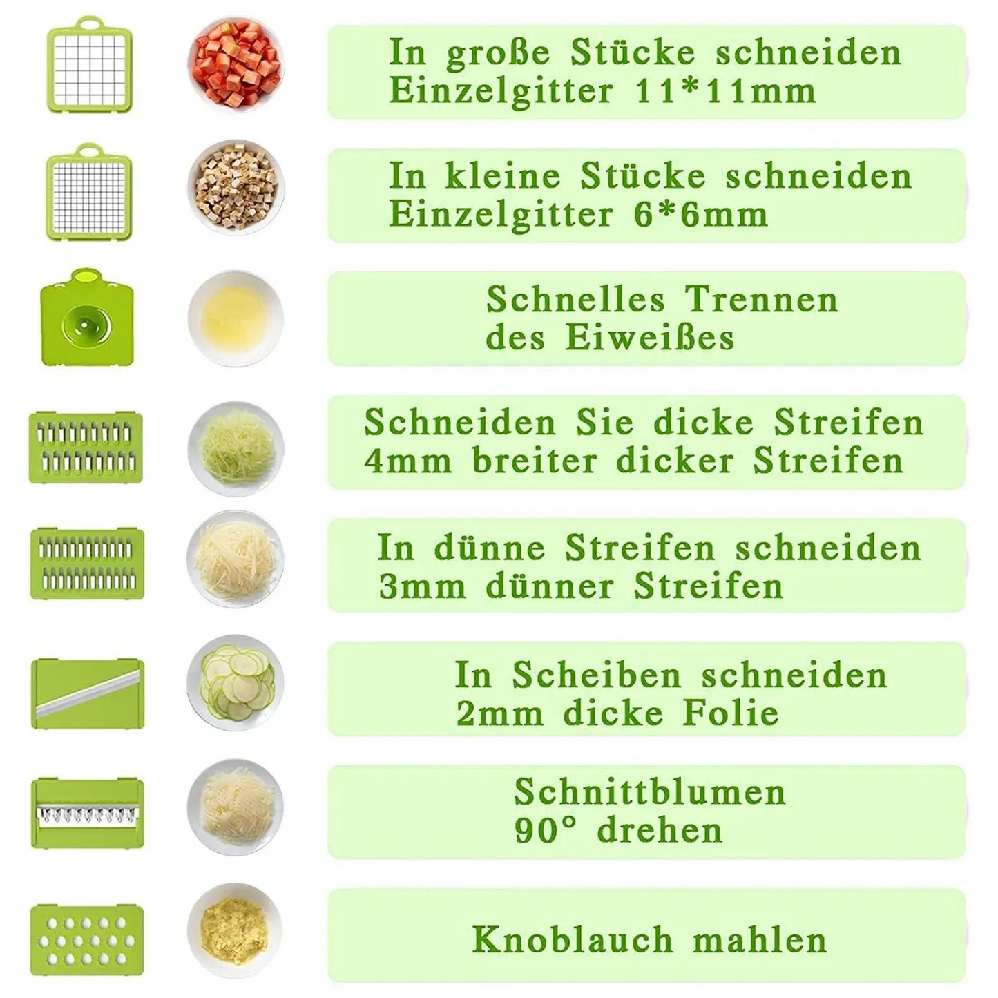 15 in 1 Vegetable Chopper, Salad Fruit Vegetable Food Chopper Slicer Peeler