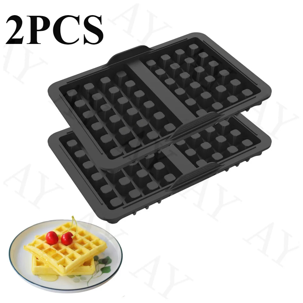 Air Fryer Waffle Silicone Baking Pan Waffle Mold for Ninja AF300EU AF400EU AF451EU SL400EU AF500DE and Many Other Air Fryers