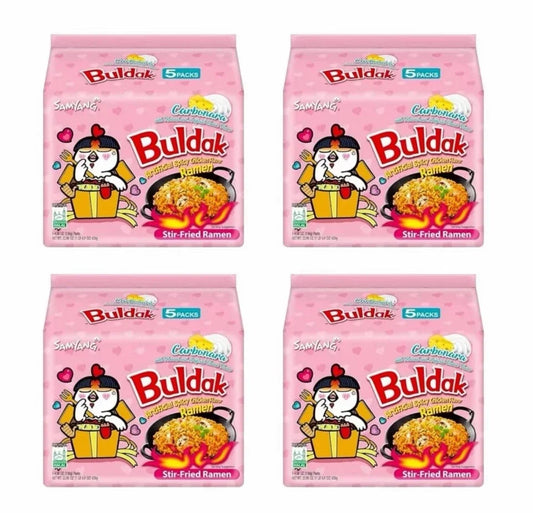 Samyang Carbonara Ramen Noodles 140g (Pack of 20)