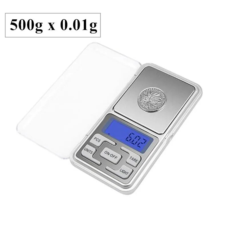 High Precision Scale 500g 0.1g Electronic Weight Scale Digital Balance Scale Pocket Jewelry Diamond weighing scales For Kitchen