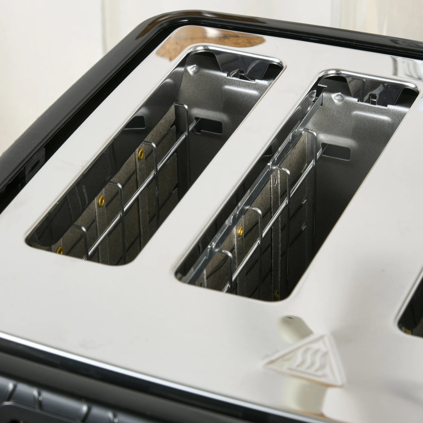 HOMCOM Toaster with 4 Slot, 7 Browning Levels, 1600W, Colourful Honeycomb