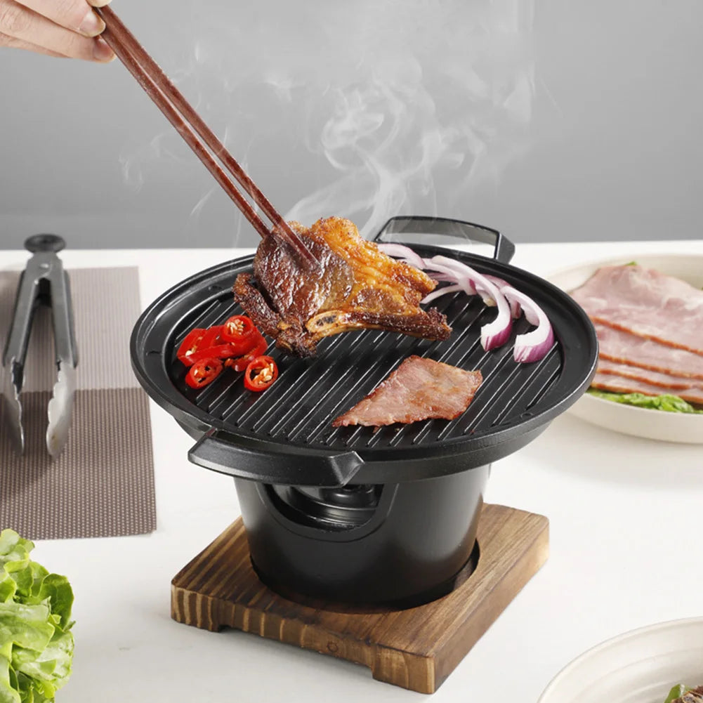 Japanese One Person Cooking Oven Detachable Japanese Alcohol Stove Portable Mini Barbecue Stove Japanese Smokeless Alcohol Stove