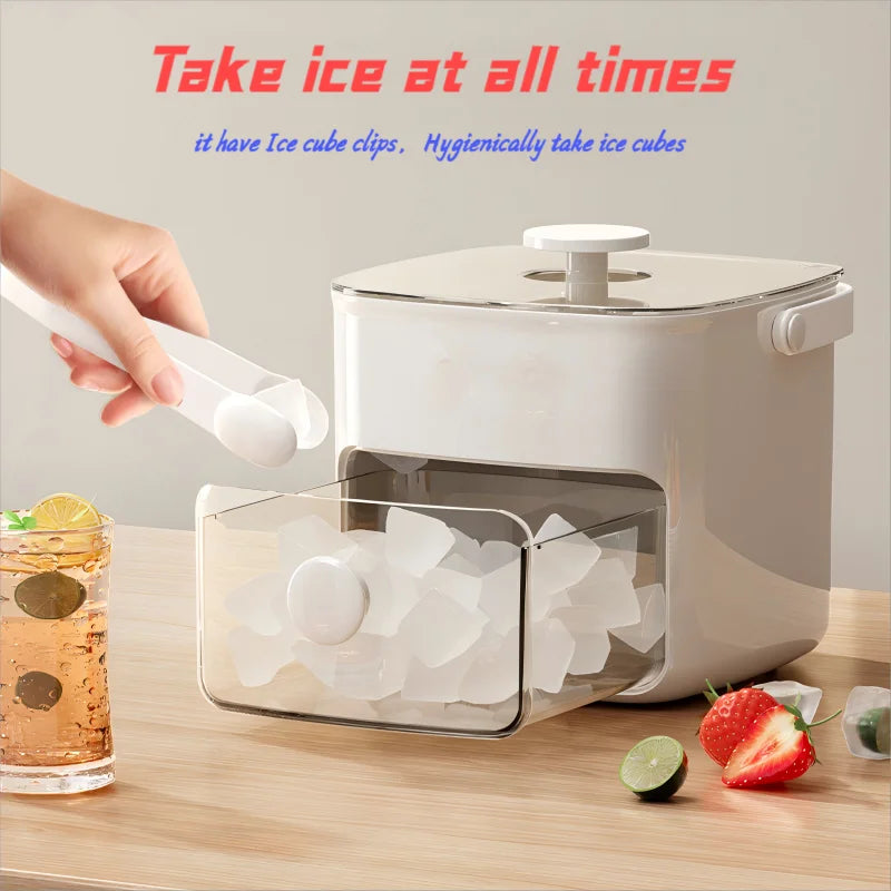 Ice makers 48 Grid ice cube maker Tray double layers Square Ice Cube Tray convenient ice cube shape Creative Ice Cube Mold Tools