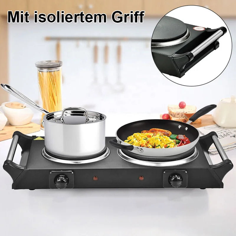Hot Plate Electric Stove UK Plug 1000/2000W Mini Stove Coffee Heater Milk Tea Mocha Heating Stove Furnace Cook