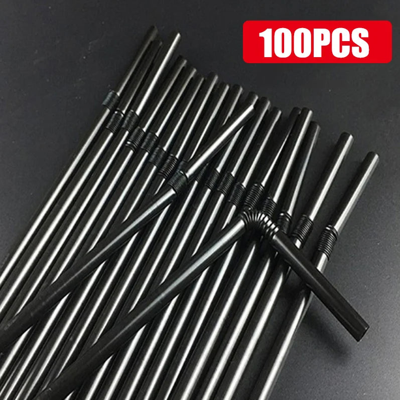 50-1000Pcs Multicolor Colorful Straws for Wedding Party Supplies Beverage Kitchen Straw Cocktail Drinking Straws