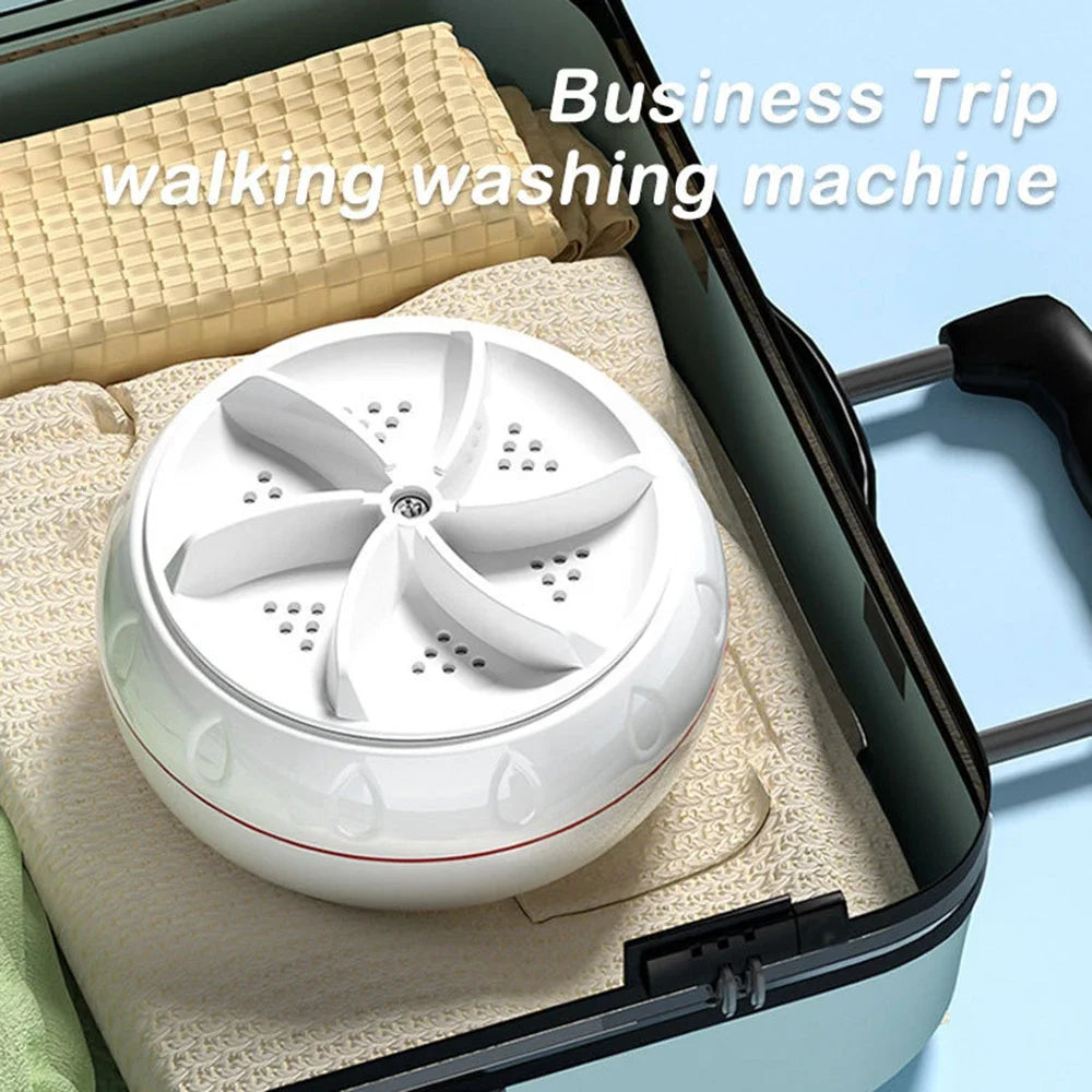Mini Washing Machine Portable USB Rotating Turbo Fruit Ultrasonic Dishwasher For Clothes Home Kitchen Travel Remote Control미