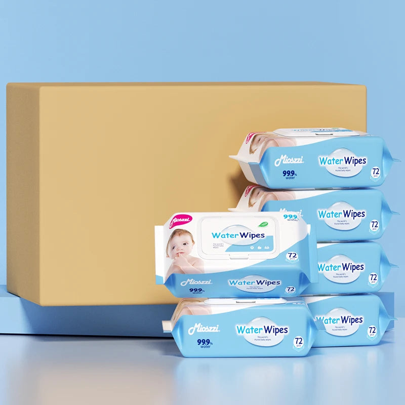 1728pcs Mioszzi Baby Wet Wipes,Biodegradable Pure Water