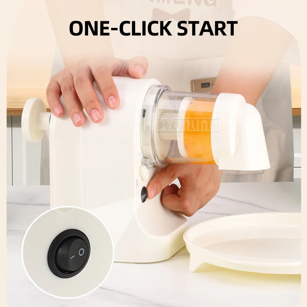 Good Quality Household Portable Smoothie Ice Crusher with Ice Cube Tray Electric Shaved Ice Machine