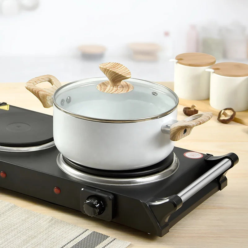 Hot Plate Electric Stove UK Plug 1000/2000W Mini Stove Coffee Heater Milk Tea Mocha Heating Stove Furnace Cook