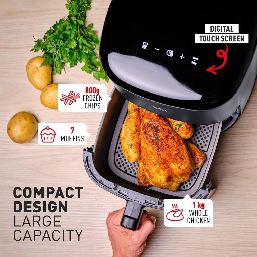 Easy Fry Max Air Fryer 5L Healthy Cooking Digital Control 10 Auto Programs Energy Efficient Home Kitchen Appliance Family Size