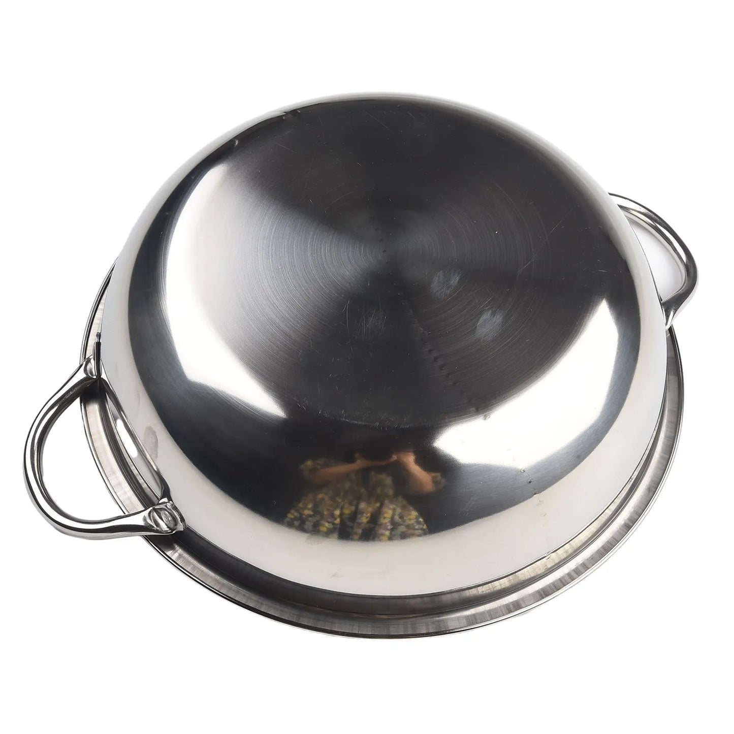 28/30cm Hot Pot Twin Divided Stainless Steel 28cm Cookware Hot Pot Ruled Compatible Double-flavor Hot Pot Cooking Erwei Hot Pot