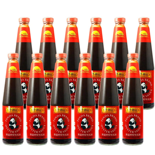 Lee Kum Kee Panda Brand Oyster Flavoured Sauce, 510 g (Pack of 12)