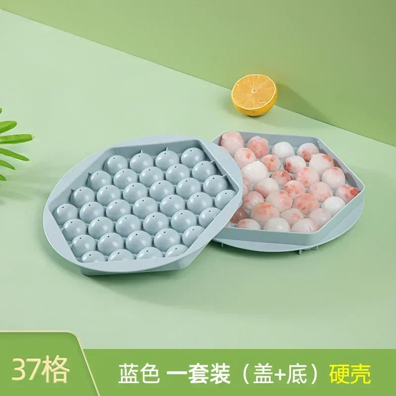 DIY Ice Cream Homemade Ice Hockey Mold Tray Kitchen Plastic Ice Hockey Mold Food Grade Iceball Makers for Bar