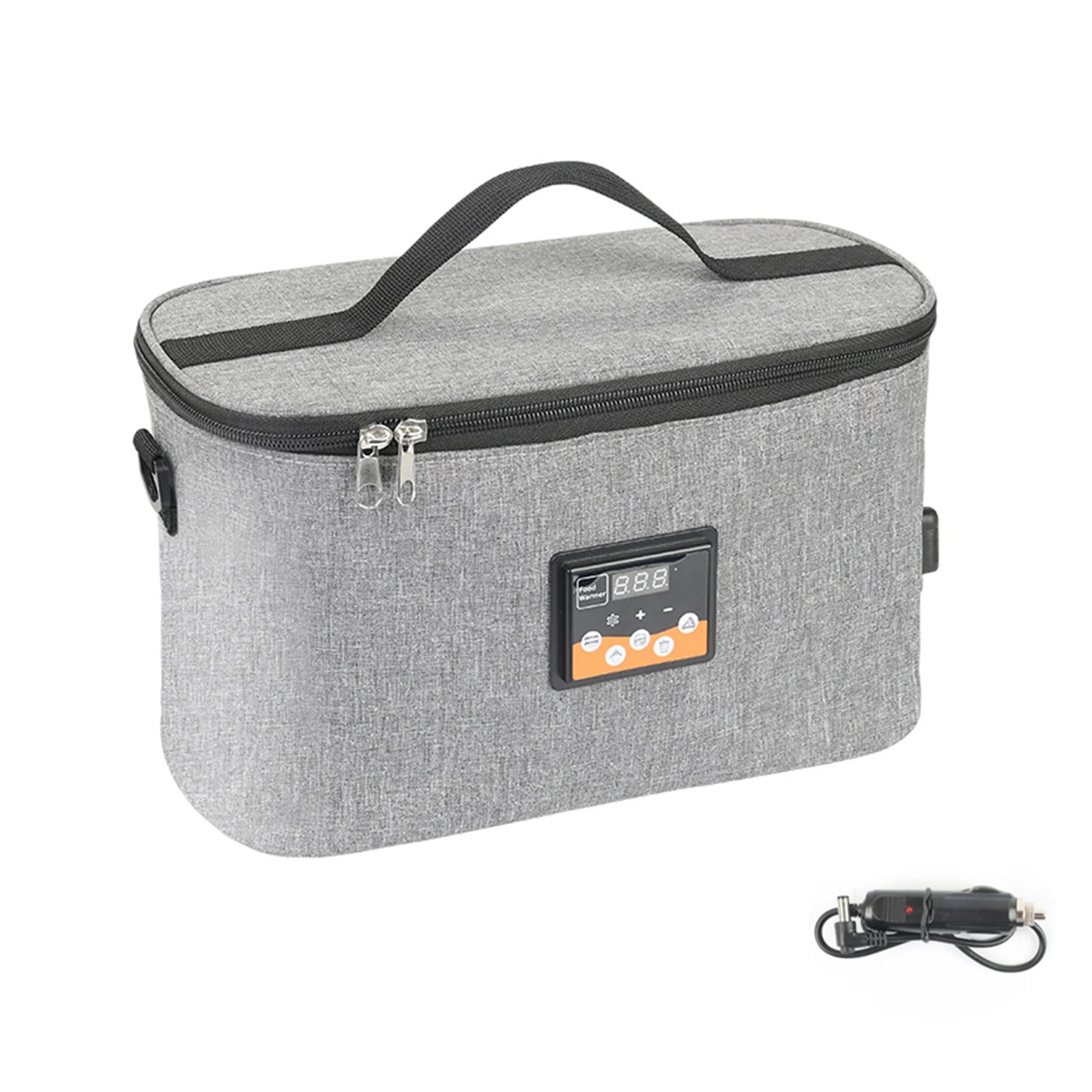 Portable Oven 12V Car Food Warmer Personal Mini Oven with Digital Display Temperature Preset 8L Electric Car Heating Lunch Box f