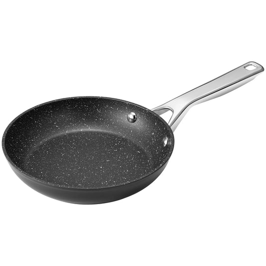 Fadware Non Stick Frying Pan 24cm, Large Frying Pan for Induction Hob, Granite Egg Omelet Pan, Induction Ready