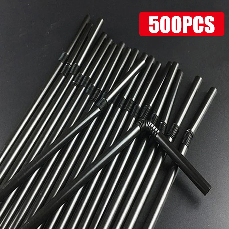 50-1000Pcs Multicolor Colorful Straws for Wedding Party Supplies Beverage Kitchen Straw Cocktail Drinking Straws