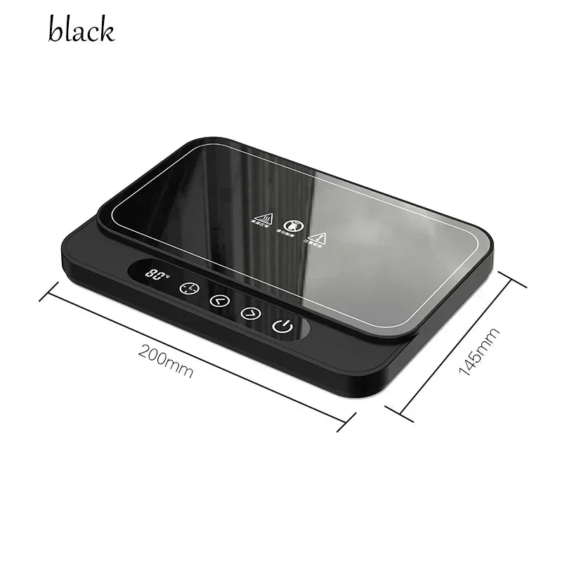 50W Cup Heater Mug Warmer Electric Hot Plate 9 Gear Temperature Warmer Coaster Heating Lunch Box Milk Coffee Home Office 220V