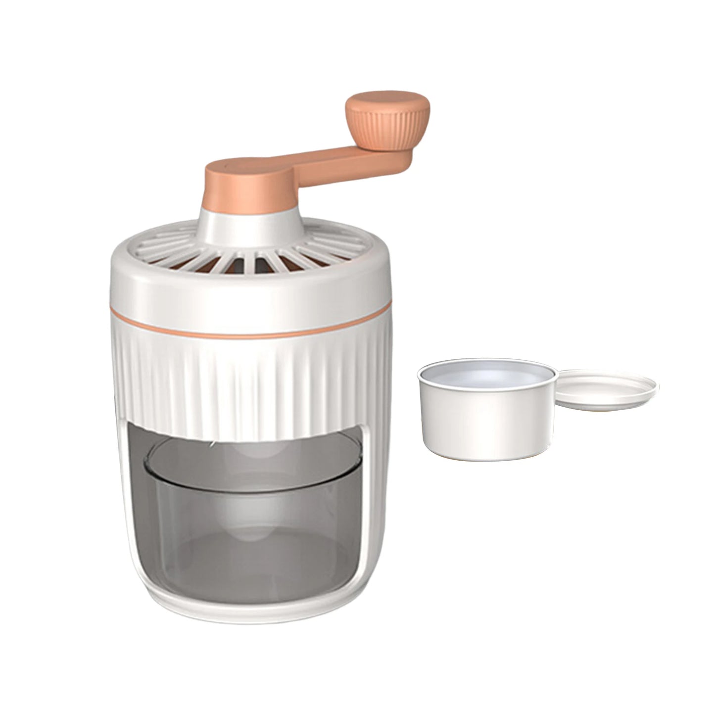 Manual Shaved Ice Crusher Mini Hand Crank Ice Crushing Machine DIY Snowcones Ice Cream Tool for Kitchen Restaurant