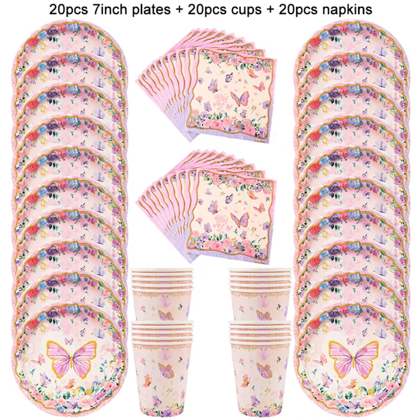 Disposable Tableware Set Paper Plates Cup Tablecloth Girls  Birthday Party Decoration Supplies Baby Shower Masha y oso Moana