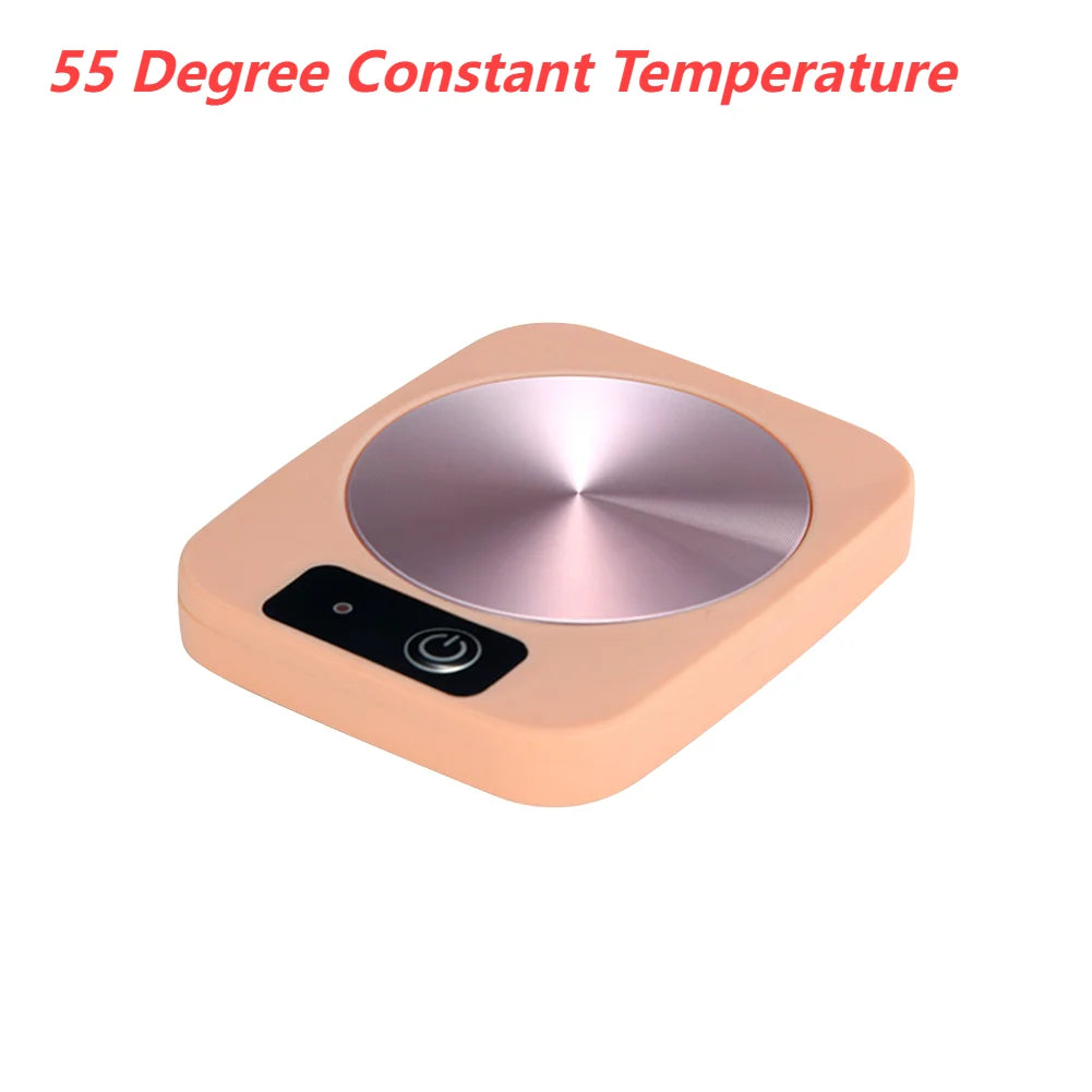 Mini Portable Cup Warmer 3Gear Coffee Mug Heating Coaster Cat ShapeSmart Thermostatic Hot Plate MilkTea Water Heating Pad Heater