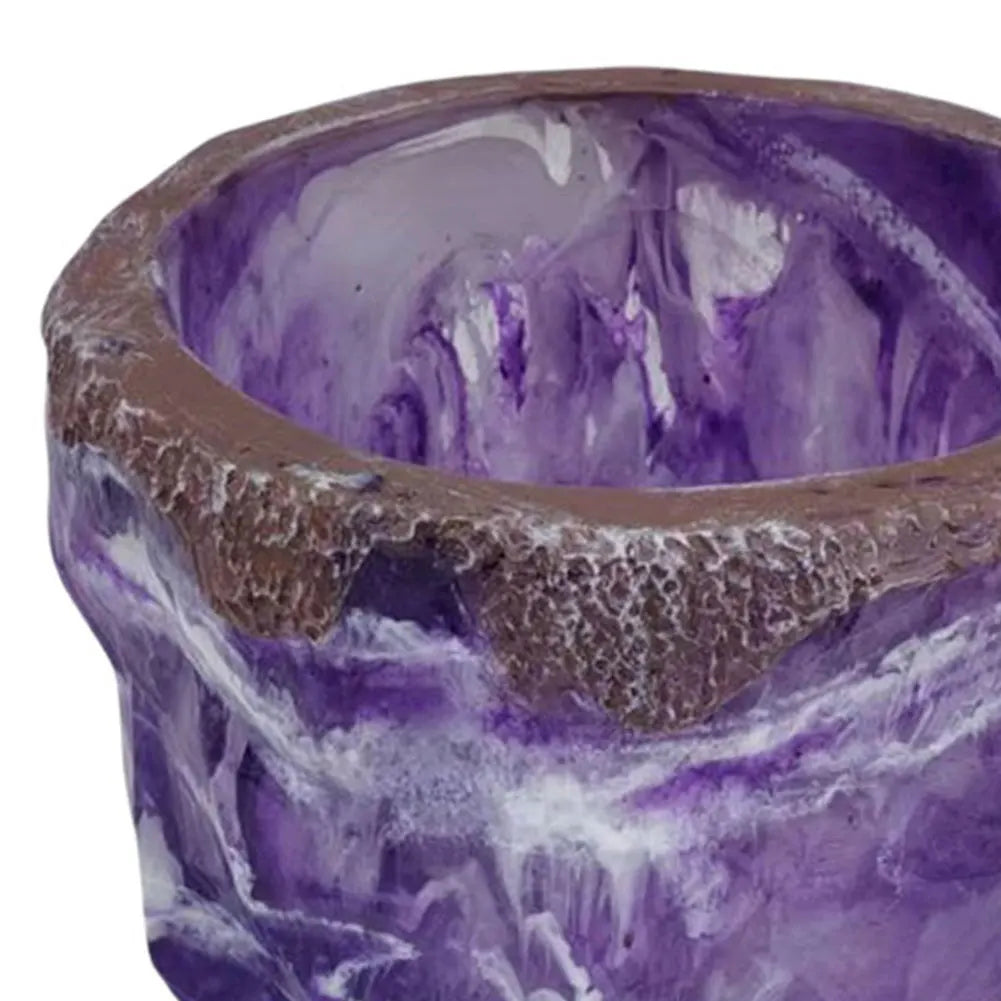 Mineral Crystal Coffee Mugs Colorful Crystal Mug Multi-use Elegant Mineral Cup Resin Tea Cup Gift for Family Friends