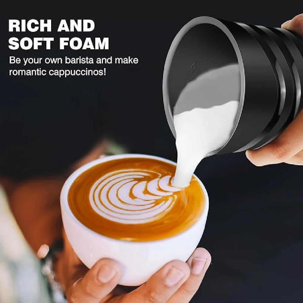 BRIEFNESS 4 in 1 Hot&Cold 2000W Electric Automatic Milk Frother Maker Steamer Frother Machine,600ml Foamer for Milk Latte Coffee