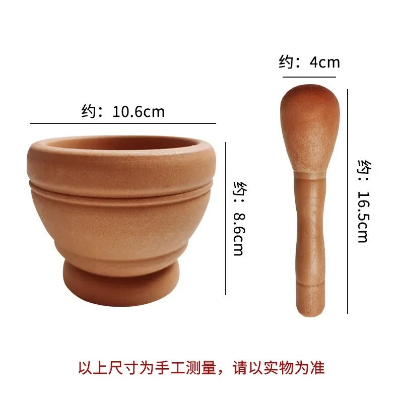 Resin Mortar Pestle Set Garlic Herb Spice Mixing Grinding Crusher Bowl Restaurant Kitchen Tools