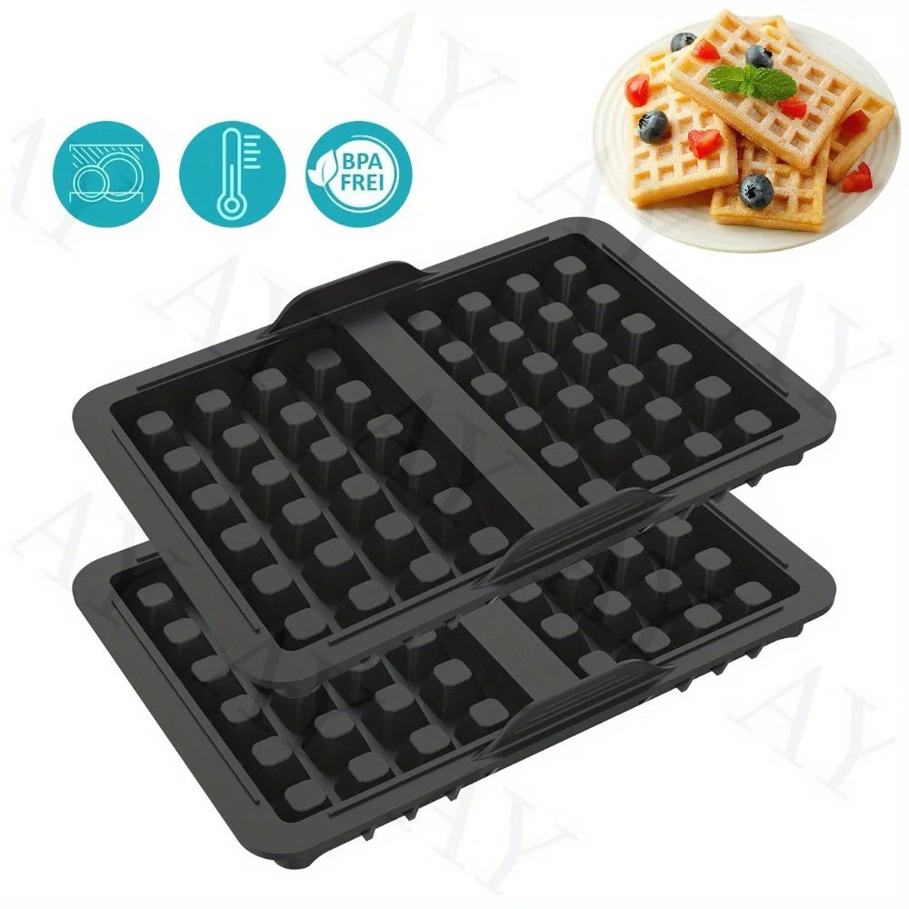 Air Fryer Waffle Silicone Baking Pan Waffle Mold for Ninja AF300EU AF400EU AF451EU SL400EU AF500DE and Many Other Air Fryers