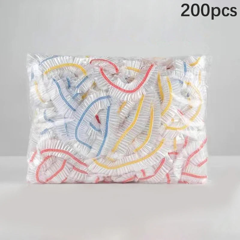 100/200/300Pcs Plastic Wrap Disposable Food Cover Bags Food Grade Fruit Fresh-keeping Plastic Storage Bag Kitchen Accessories