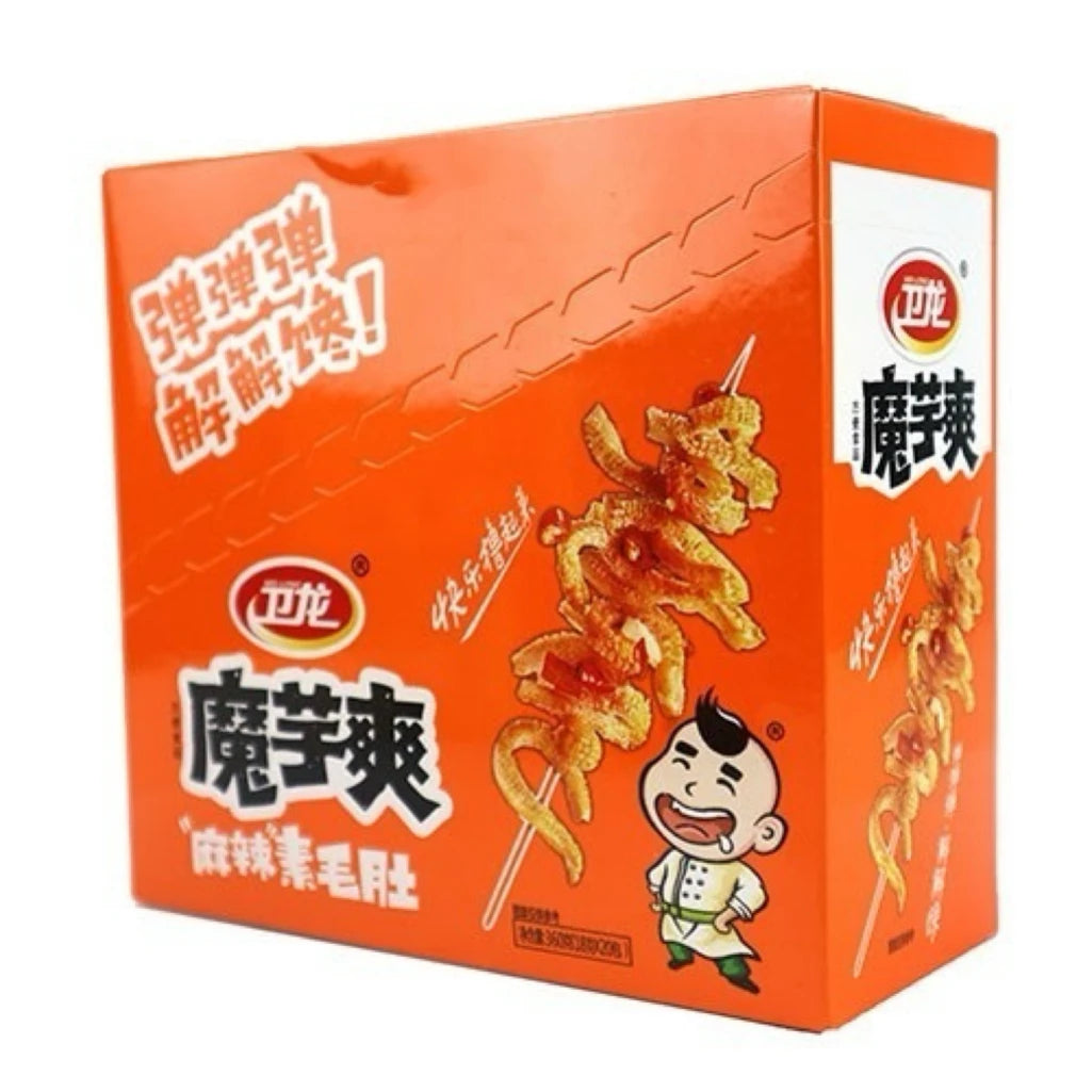 Weilong, Konjac Shreds (Spicy Flavor), Pack of 20, 18g/pack
