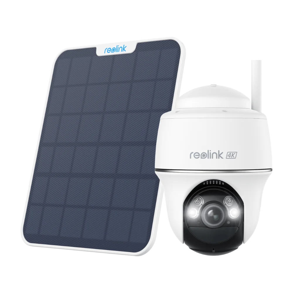 reolink First 4K Wireless Pan & Tilt Security Cameras 5/2.4 GHz Wi-Fi 8MP Outdoor Solar Battery Powered IP Camera