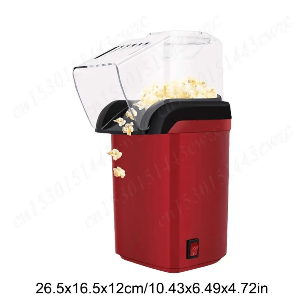 Popcorn Machine for Home Kitchen Mini Popcorn Machine High Popping Rate Fully Automatic Popcorn Machine Electric Air Popper