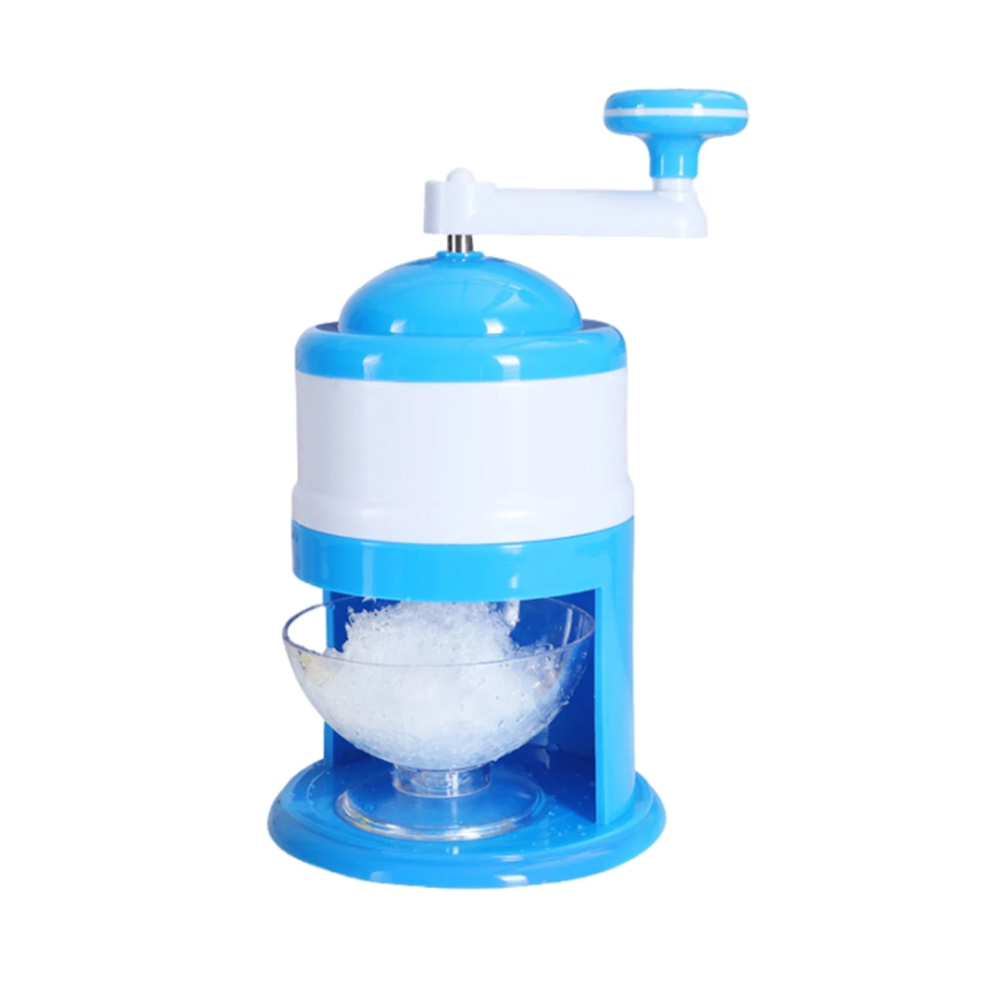 Manual Shaved Ice Crusher Mini Hand Crank Ice Crushing Machine DIY Snowcones Ice Cream Tool for Kitchen Restaurant