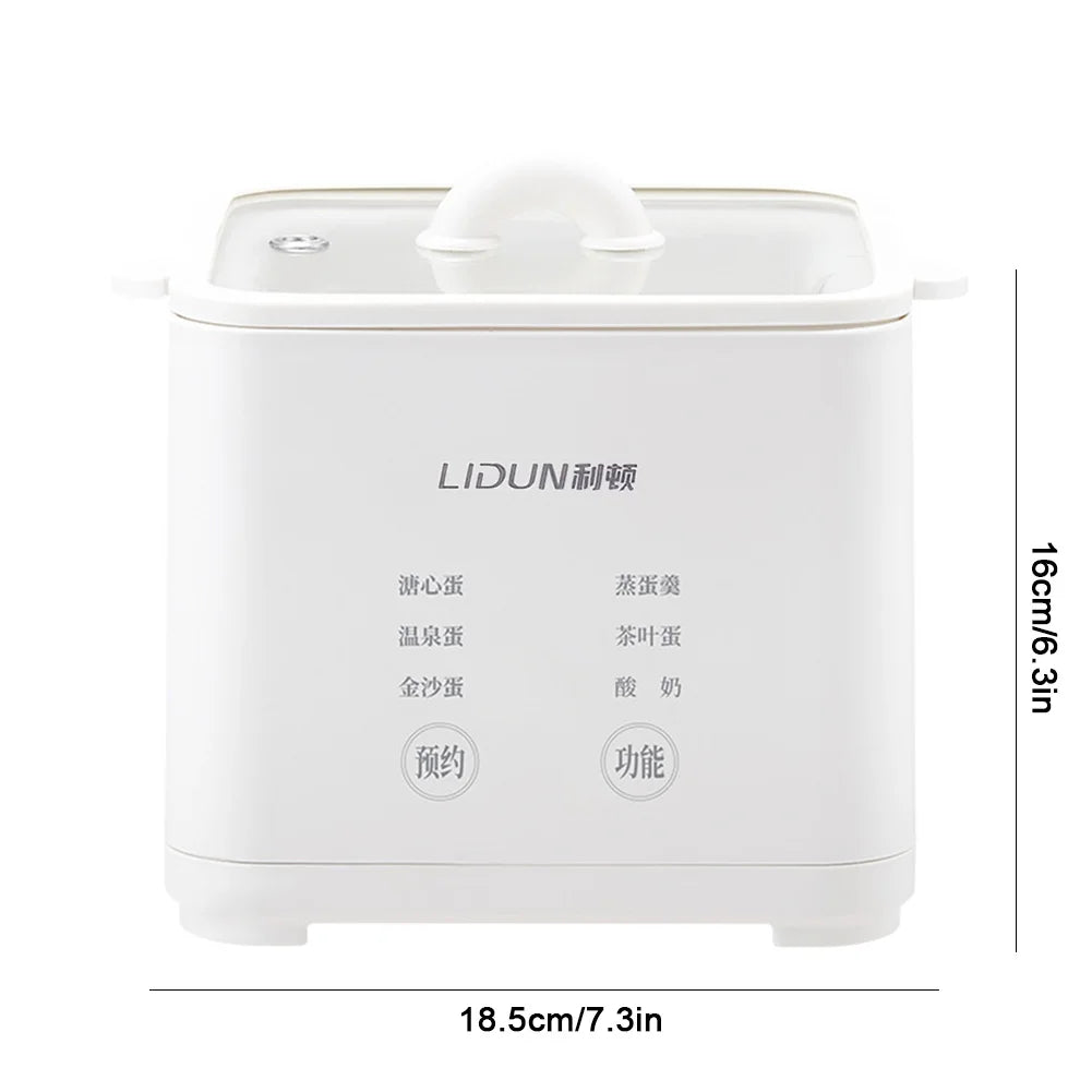 220V Home Appointment Breakfast Machine 300W Automatic Steamed Boil Breakfast Machine Reservation Soft Boiled Eggs Cooker